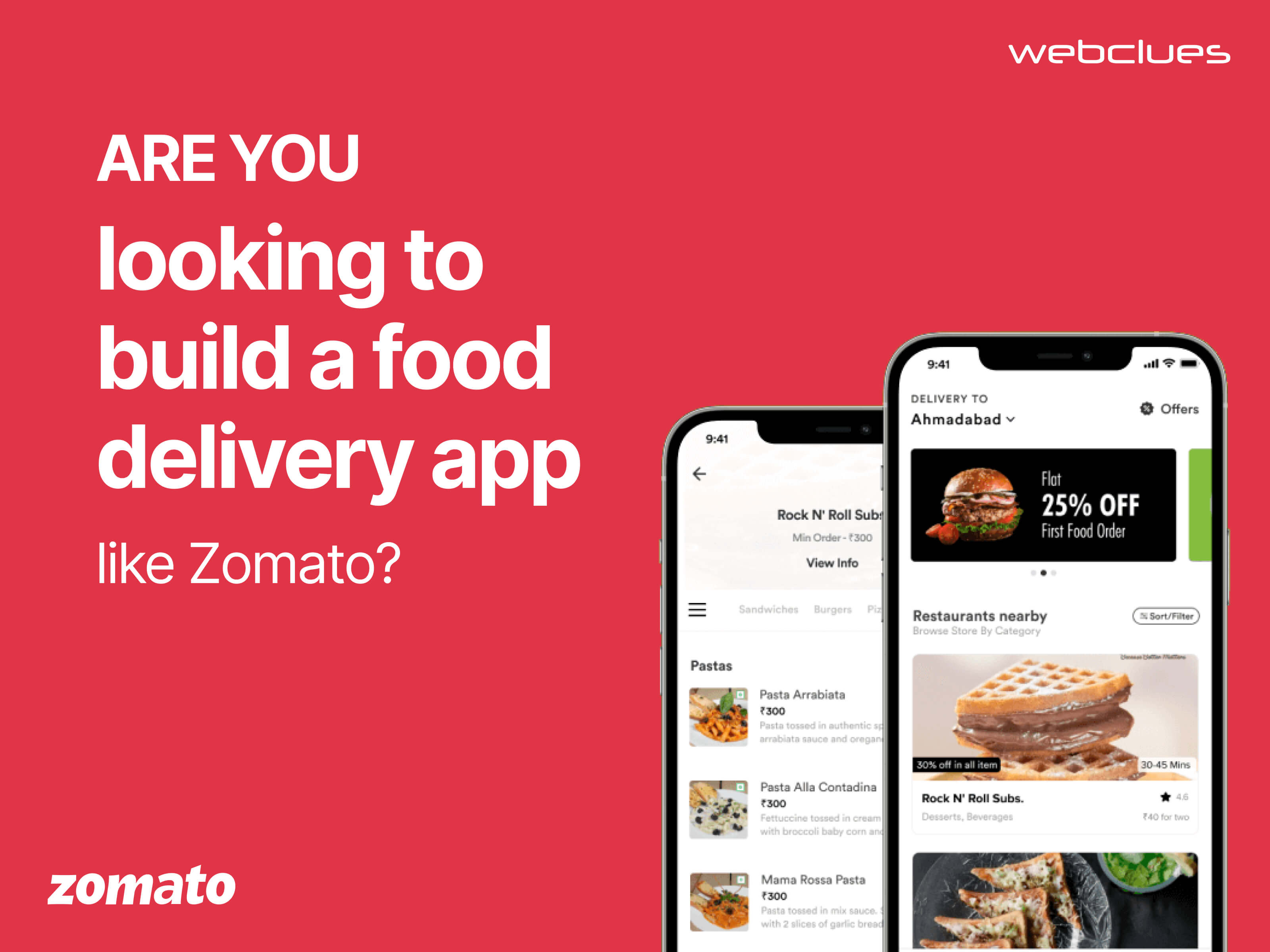 Cost to develop a food delivery app like Zomato?