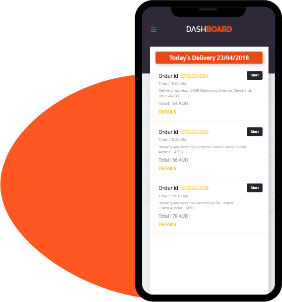 Delivery Driver Side app for Zomato like app