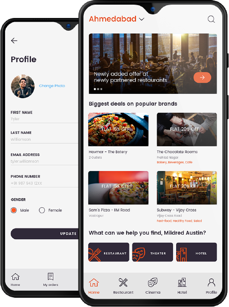 Food delivery app like Zomato